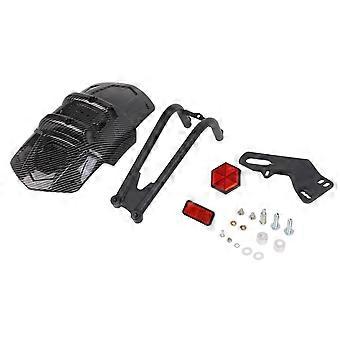 Motorcycle Rear Wheel Mudguard Carbon Fibre Style Splash Guard Universal Motorbike Refitting