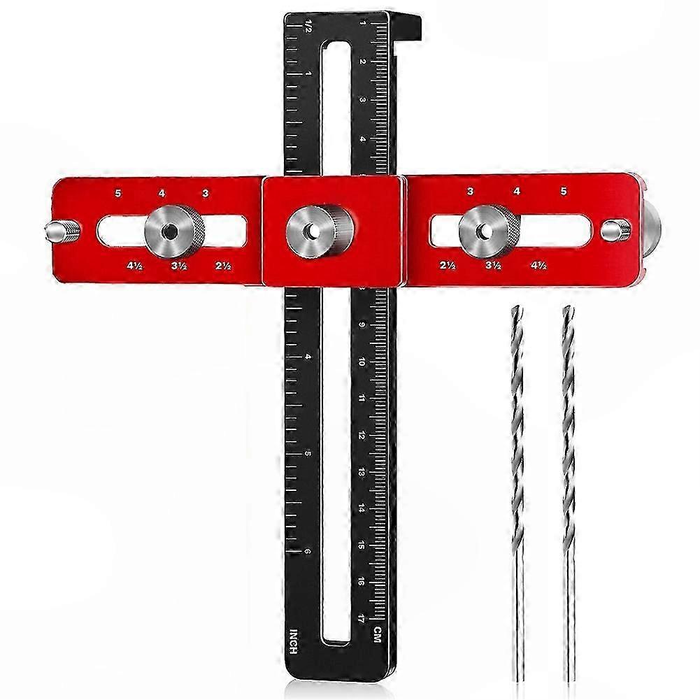 For Installing Cabinet Knobs, Handles & Pulls Cabinet Hardware Jig & Punch Locator Template Tool