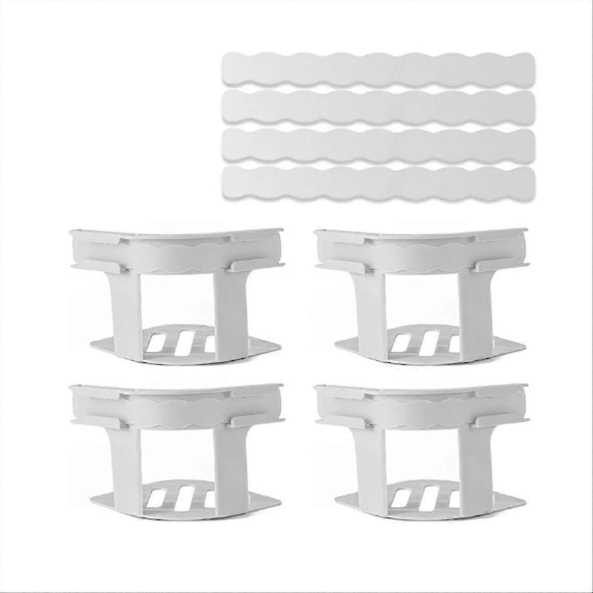 Sheet Holders 4pcs Secure Bed Sheets Corner Straps White