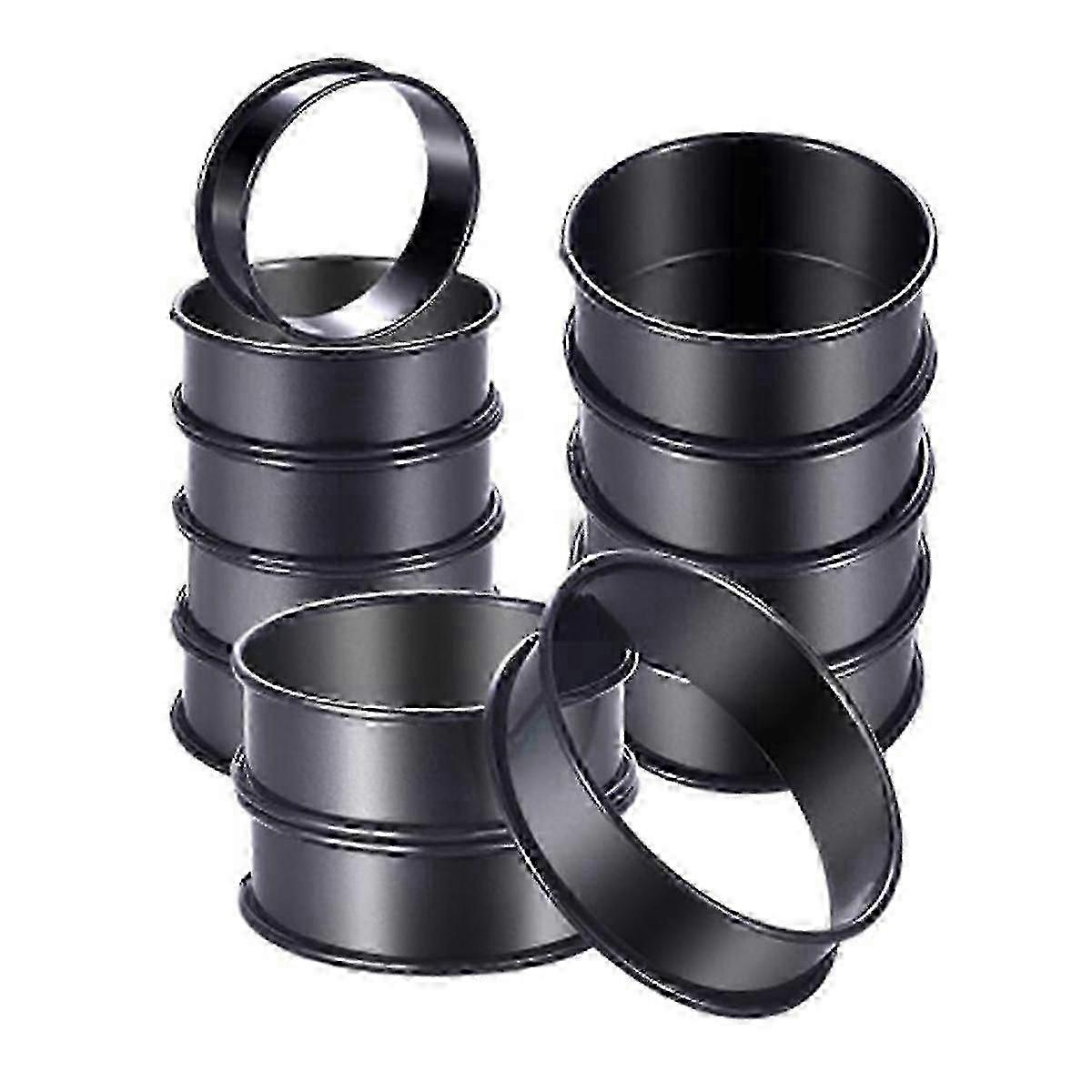 3.15 Inch Nonstick Crumpet Ring Set