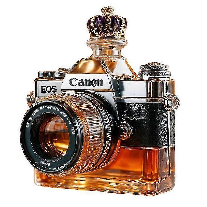 Camera Inspired 750ml Glass Decanter