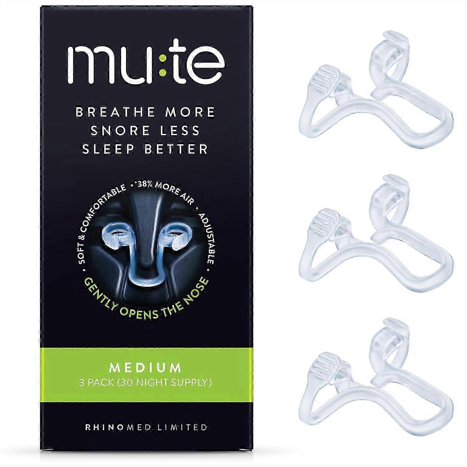 Reusable Medium Nasal Dilator 3 Pack