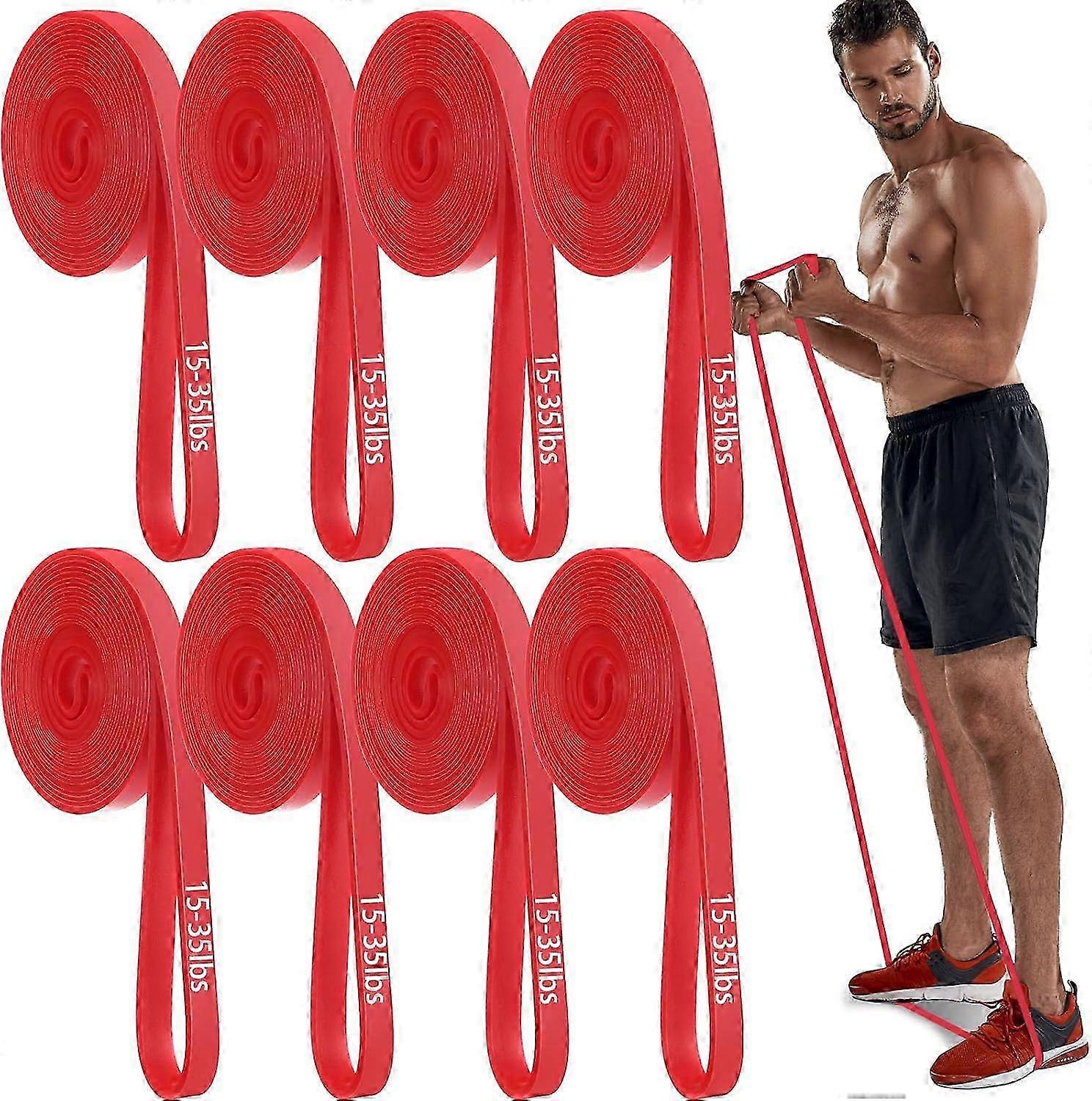 8 Pcs Resistance Bands Pull up Bands Pull up Assistance Bands Exercise Workout