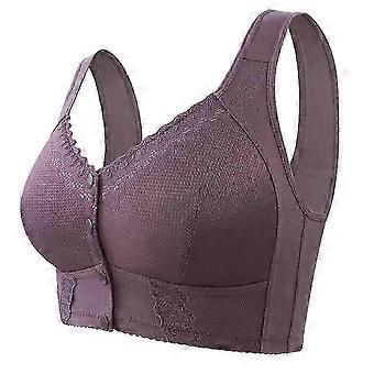 Comfortable Full Coverage Front Snaps Bras for Senior Women