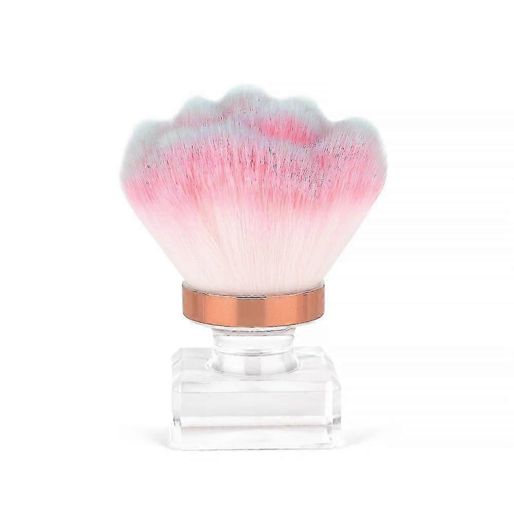 1 piece nail dusting brush makeup brush flower shape crystal base