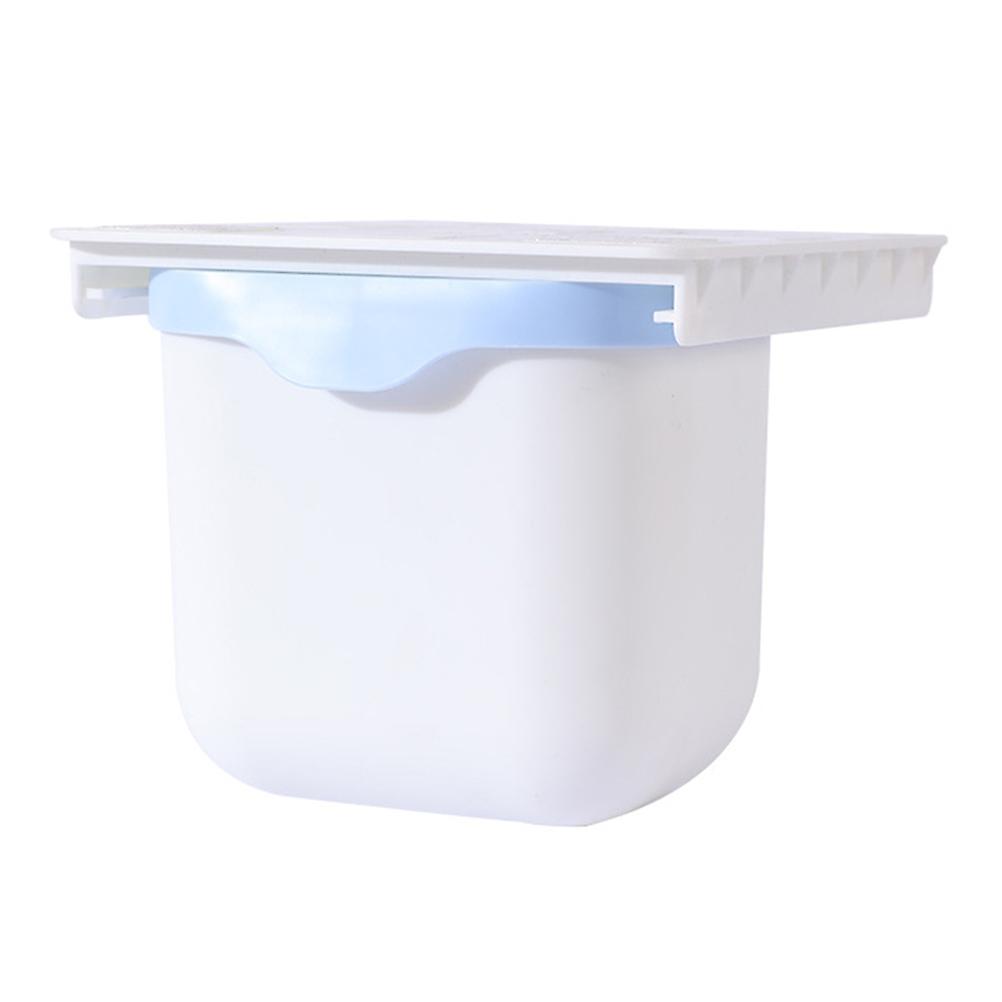 Household Waste Container for Storage Blue Plastic Drawer Type Bin