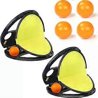 Racket Pocket Catch Game, Velc*o Ball and Catch Game, Toss Catch Ball Toy [MI]