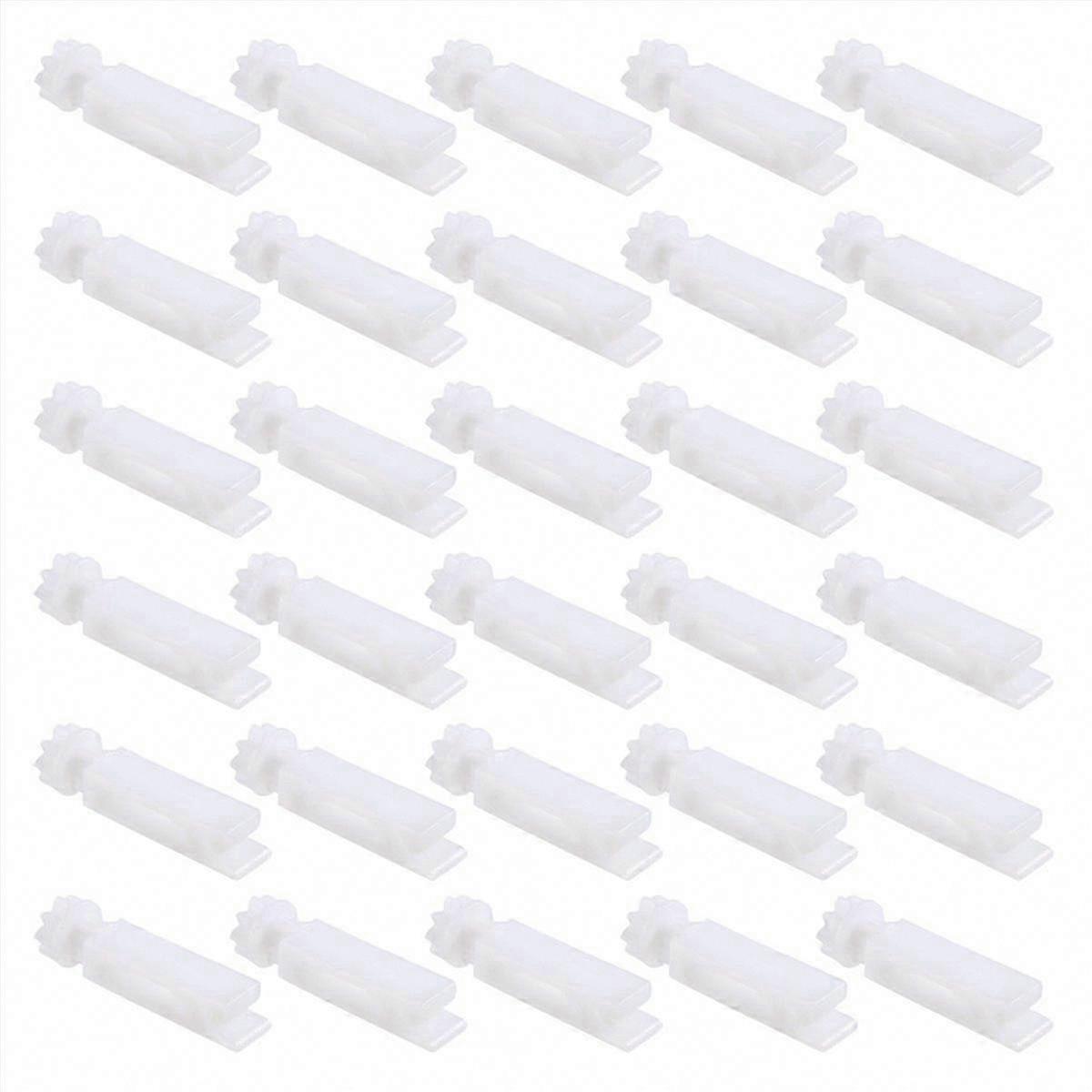 30Pcs Vertical Blind Stem Replacement White Stems compatible with Vertical Window Blind Carrier
