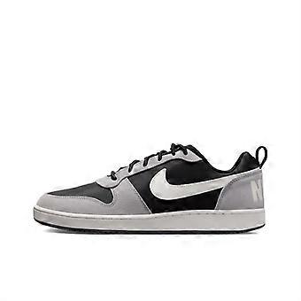 Zapatillas casuales bajas Nike Court Borough, color negro y gris, unisex, 845881-005