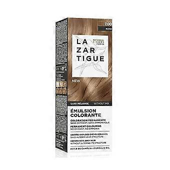 Lazartigue Farveemulsion 7.00 BLOND Permanent Farve - ingen blanding - ikke lysnende