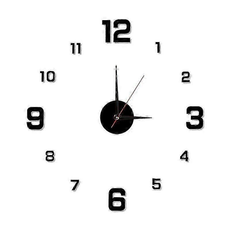40cm Black Digital LED Clock Alarm