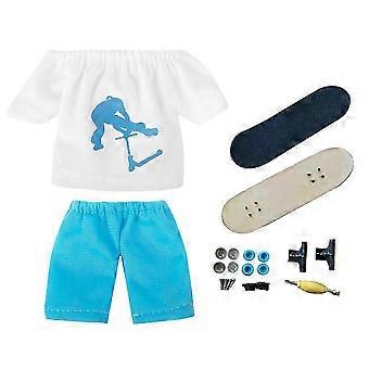 Mini Wooden Finger Skateboard With Custom Wear