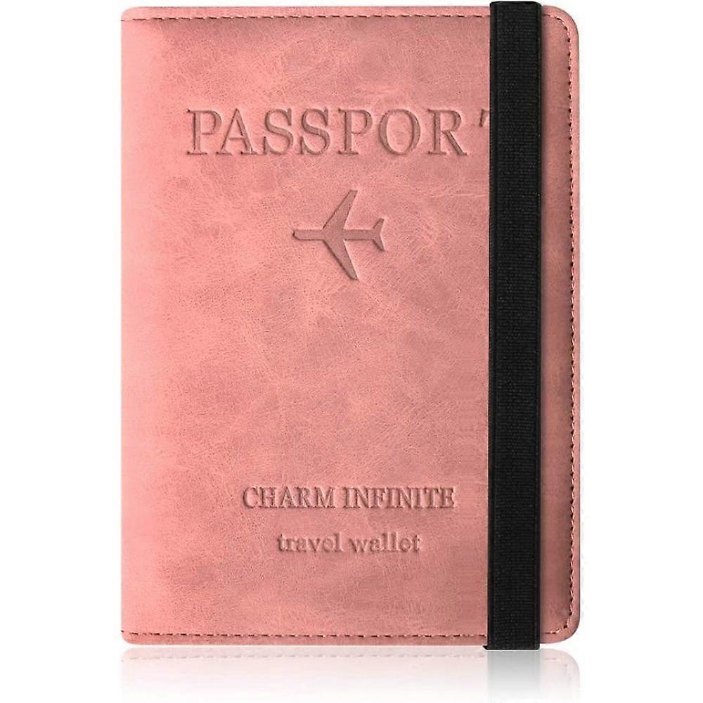 RFID-Blocking Passport Case with Elastic Strap