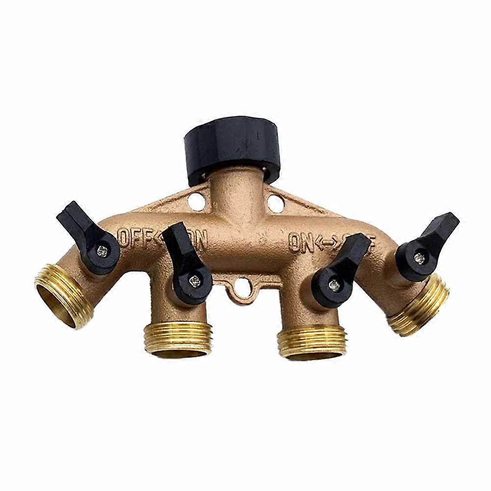 Brass Hose Splitter Ergonomic Flow Control