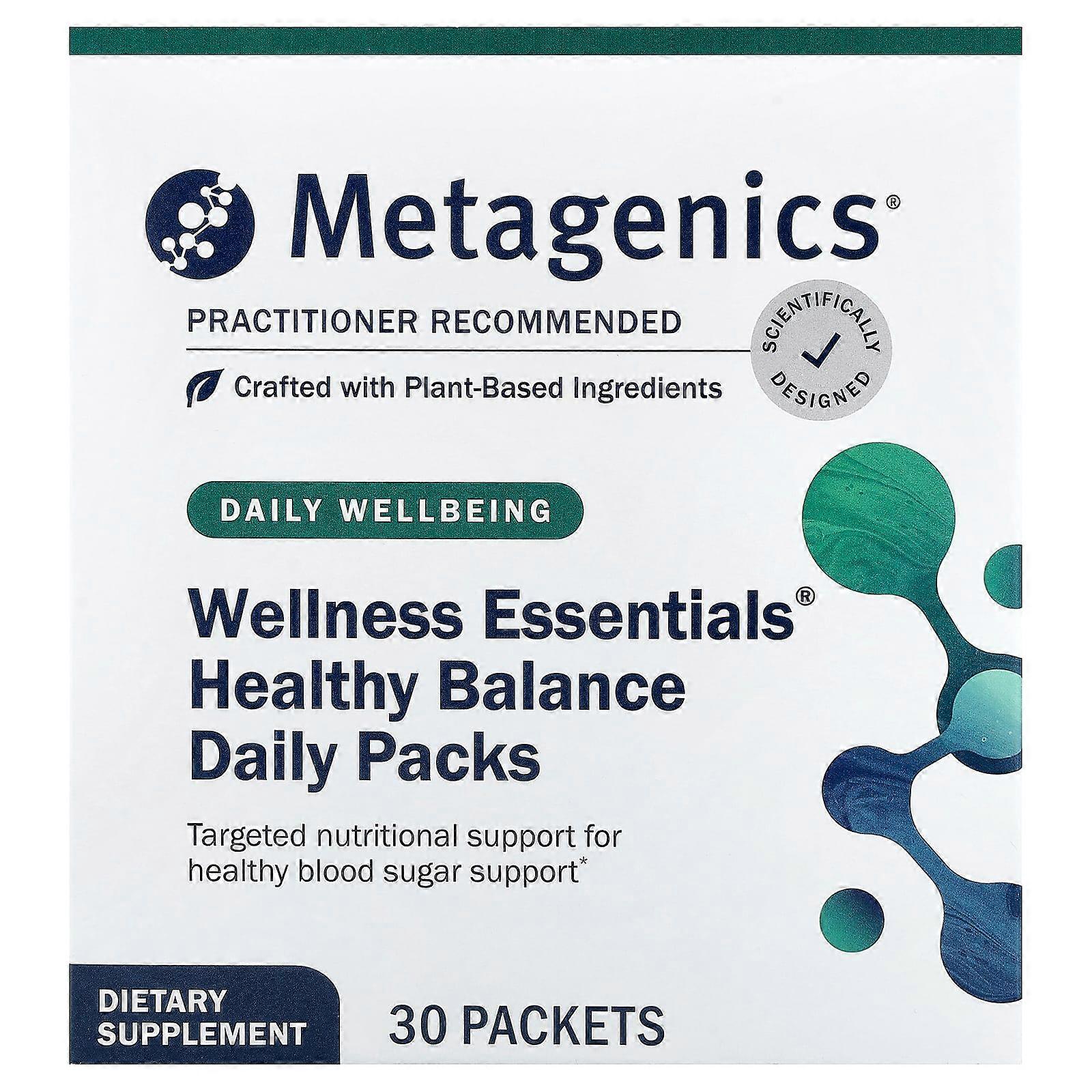 Metagenics, Wellness Essentials, Healthy Balance, 30 Packets