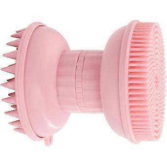 Silicone Shower Brush, Body Scalp Massager Comb Double Side Shower Exfoliating Brush Soft Bath Shamp 362.