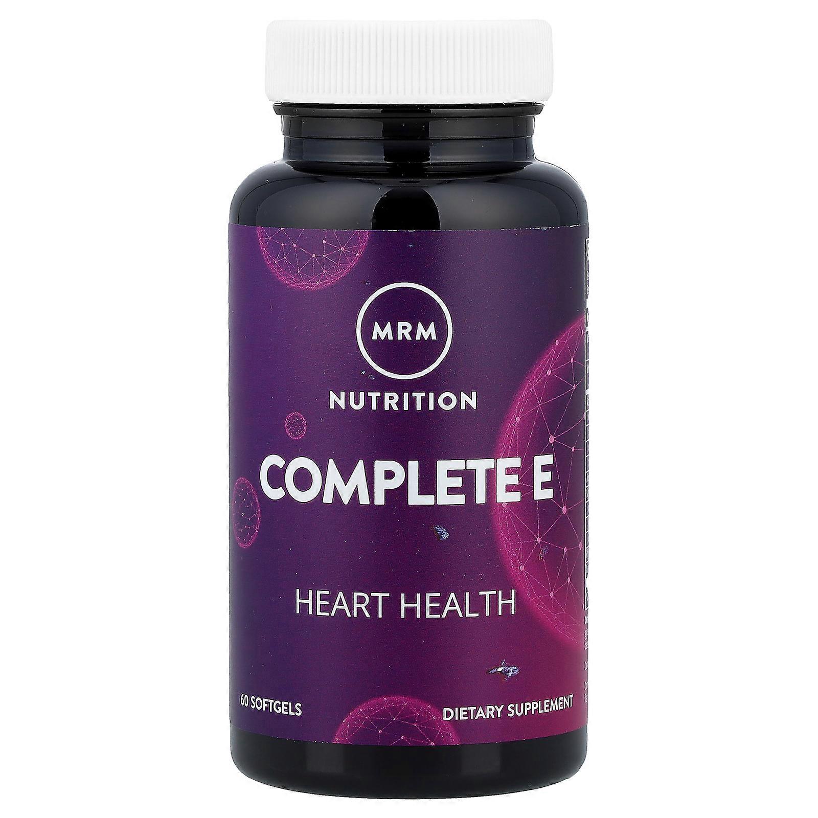 MRM Nutrition, Complete E, 60 Softgels