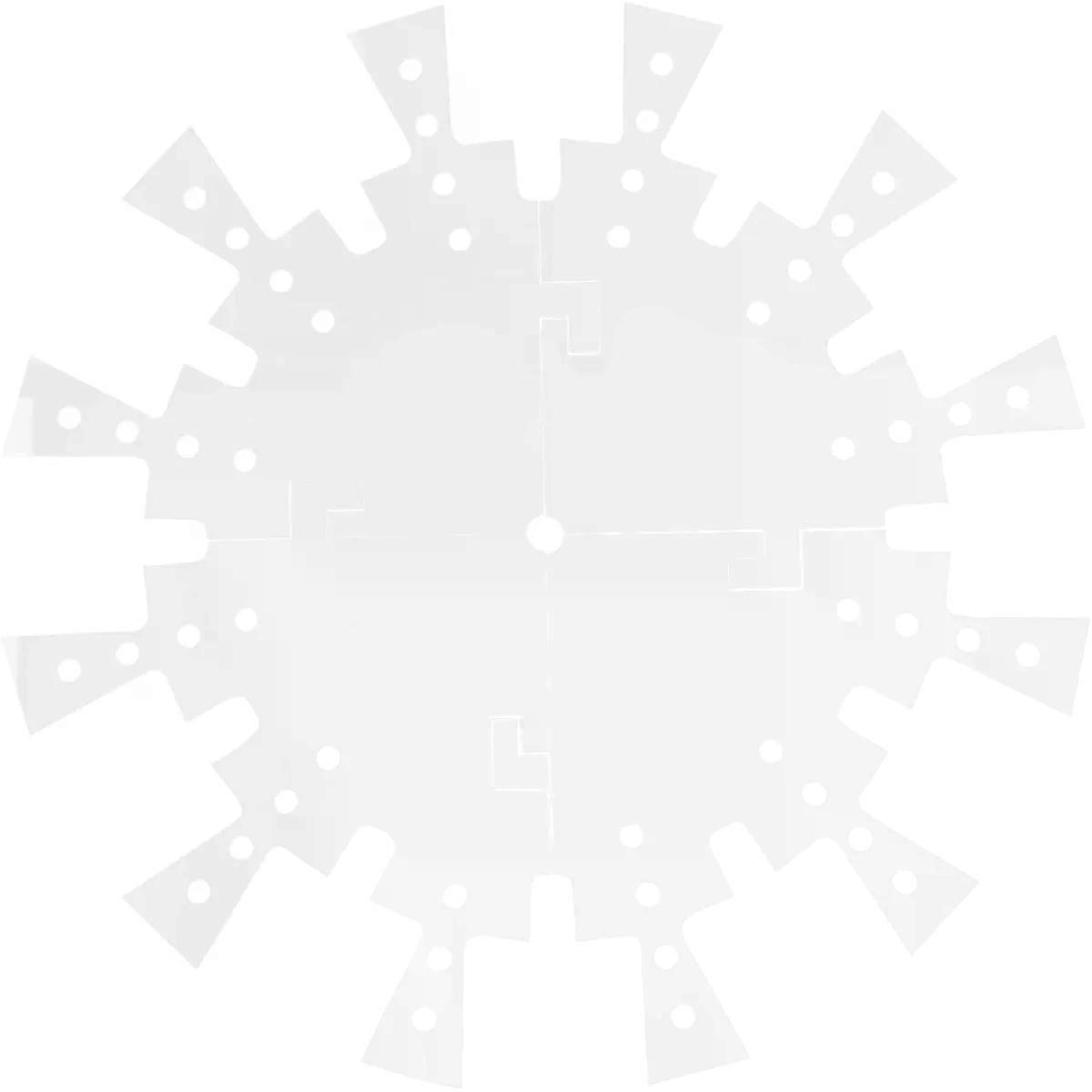 Clock Layout Acrylic Template, 30cm Router Inlay Guide