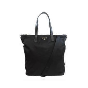 Prada Black Nylon Tote Bag