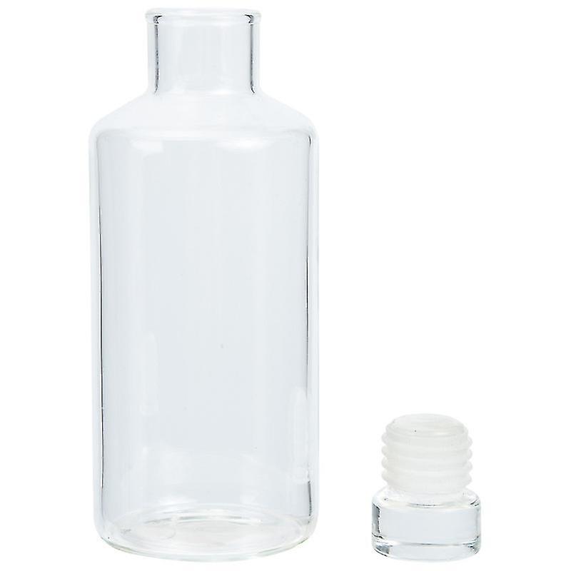 16X6cm Transparent Tumblers Outdoor Glass Juice Bottle Transparent Beverage Bottle Portable Bottle W