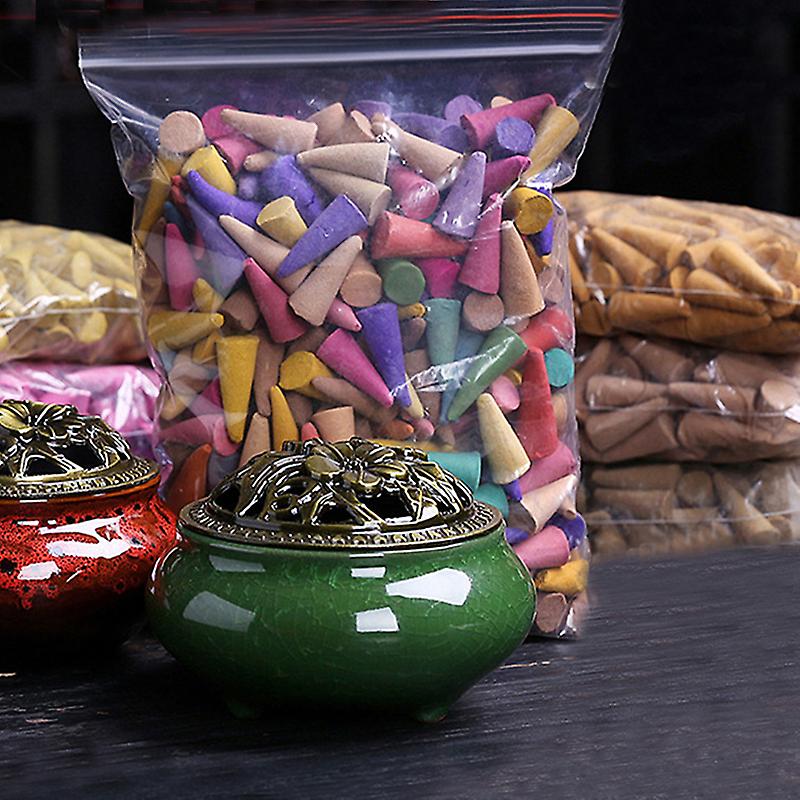 300pcs/pack Backflow Incense Cones Mixed Natural Incense Floral Lavender Sandalwood