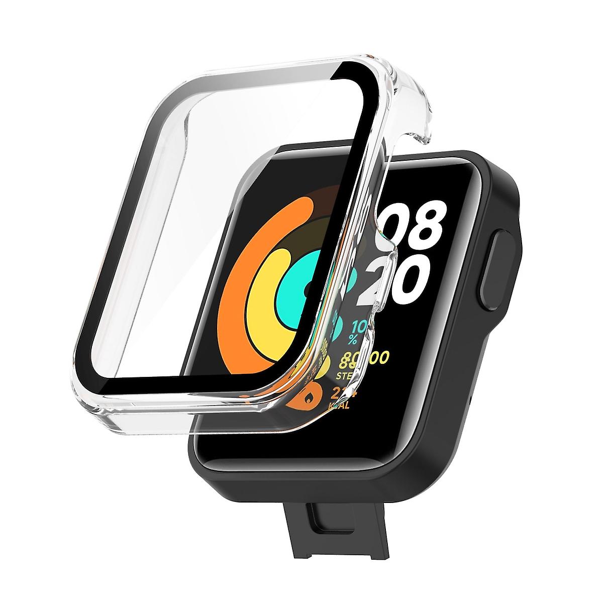 For Xiaomi Mi Watch Lite Protective PC / Tempered Glass Sleeve Case