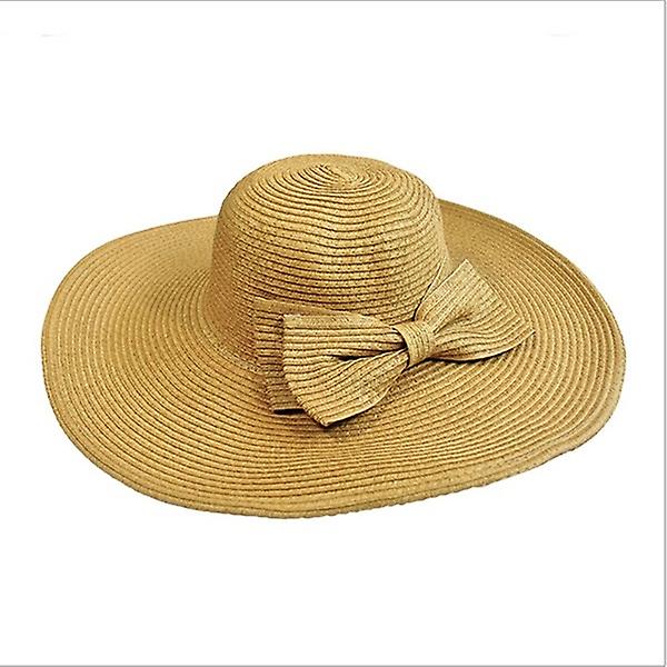 Filles Large Brim Vintage Floppy Straw Hat