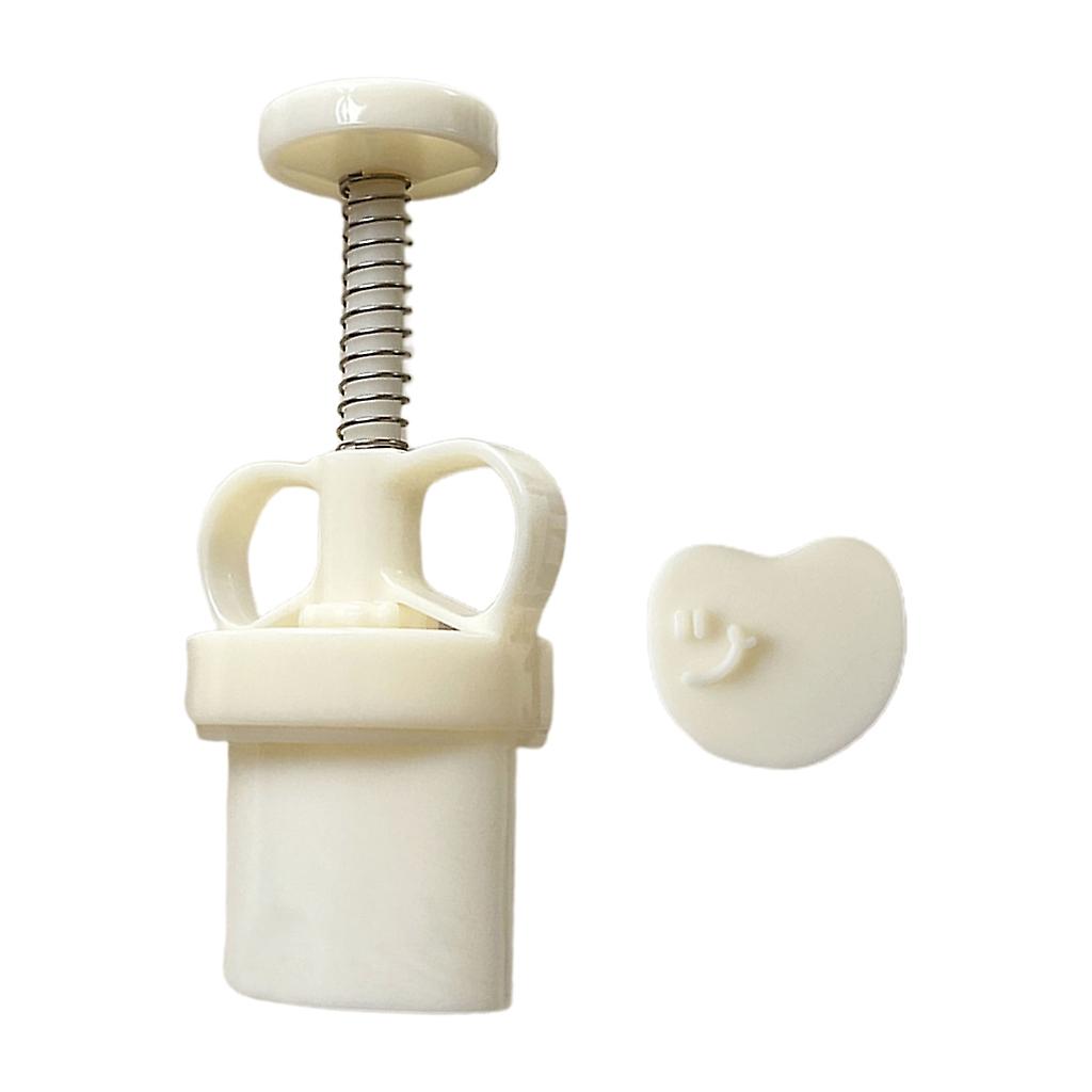 Mooncake Stamps Hand Pressure Plastic Material Kitchen Baking Accessories
