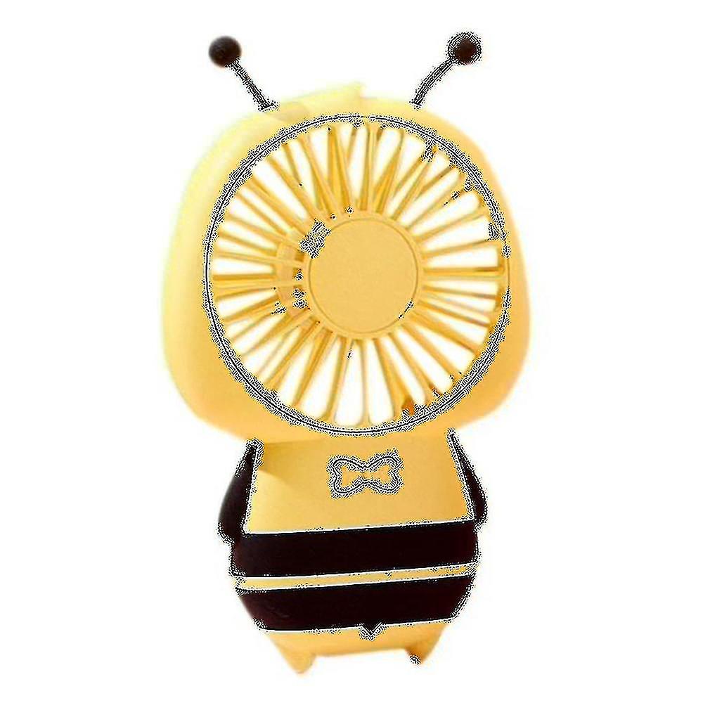 Usb Rechargeable Little Bee Mini Fan Electric Handheld Mini -yellow