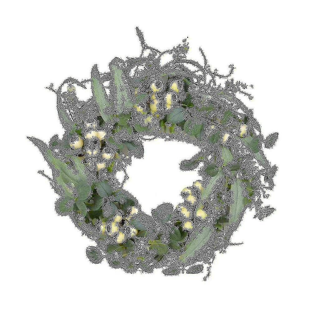 Eucalyptus Wreath, Artificial Eucalyptus Leaves Wreath With Big Berries, Spring/summer Greenery Wre