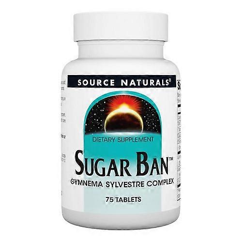 Source Naturals Sugar Ban, 75 Tabs (Pack of 2)