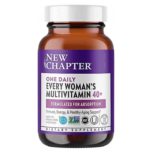 New Chapter Every Woman's One Daily 40 Plus, 72 tabs (Pack of 1)