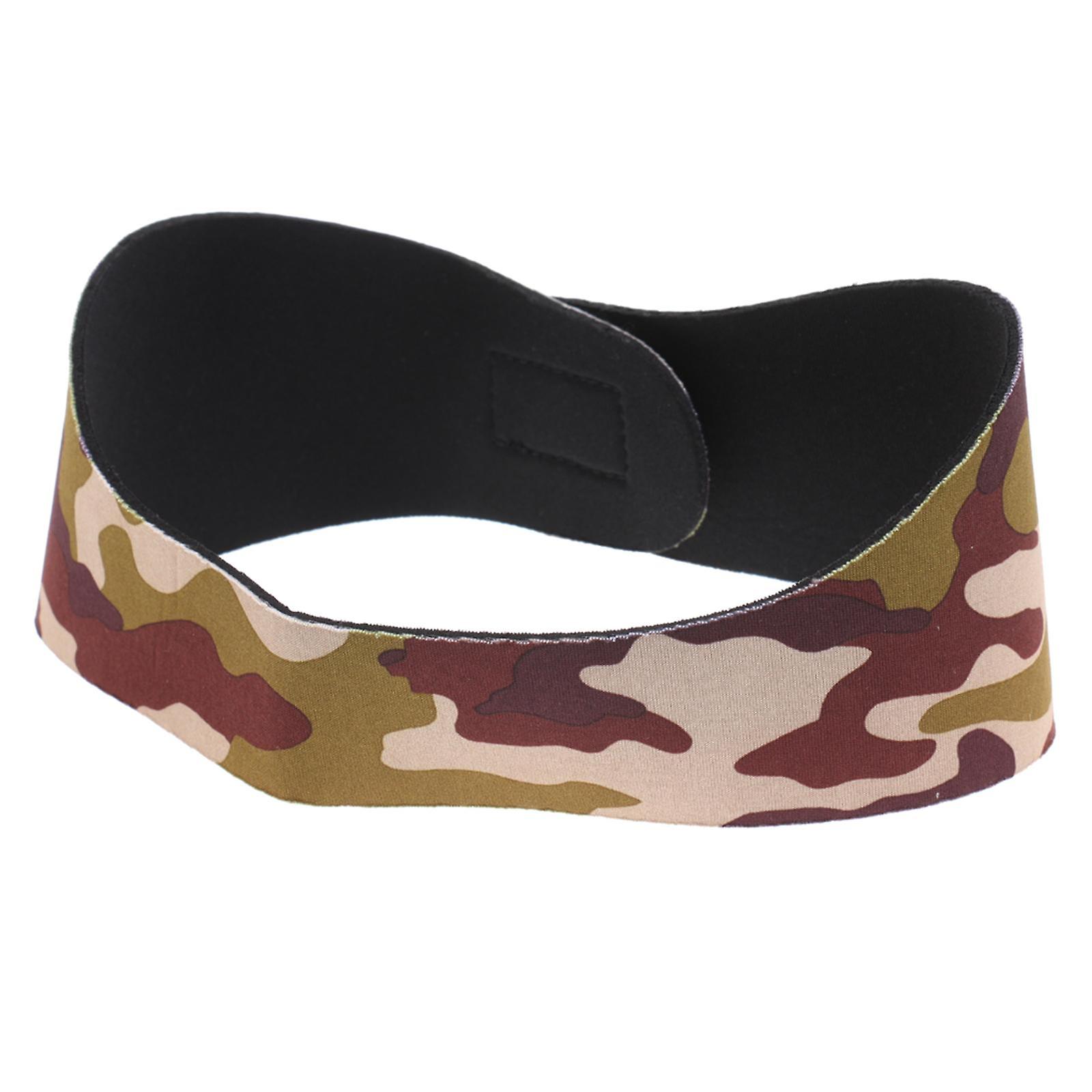 Bandeau de natation Bain réglable Plongée Bande de protection auditive imperméable à l’eau Vert 58cm