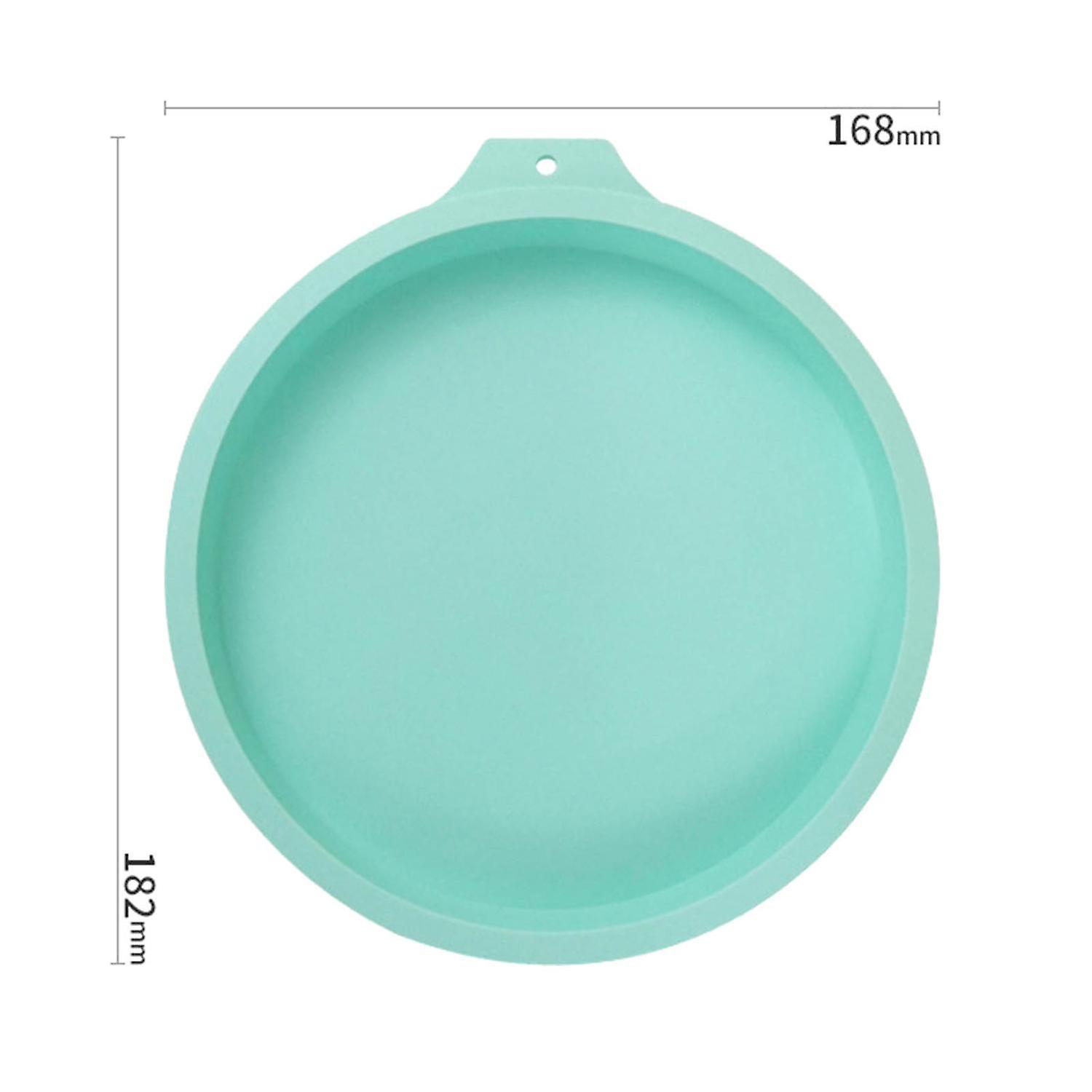 ZHOUBA 6/8 inch Round Love Heart Shape Reusable Silicone Cake Mousse Mold Baking Tools