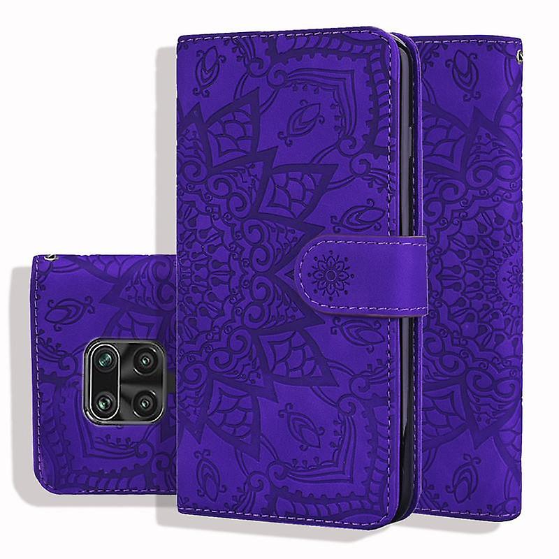 Wallet Case For XiaoMi RedMi NOTE 9S/NOTE 9 PRO Premium PU Leather Flip Cover Mandala