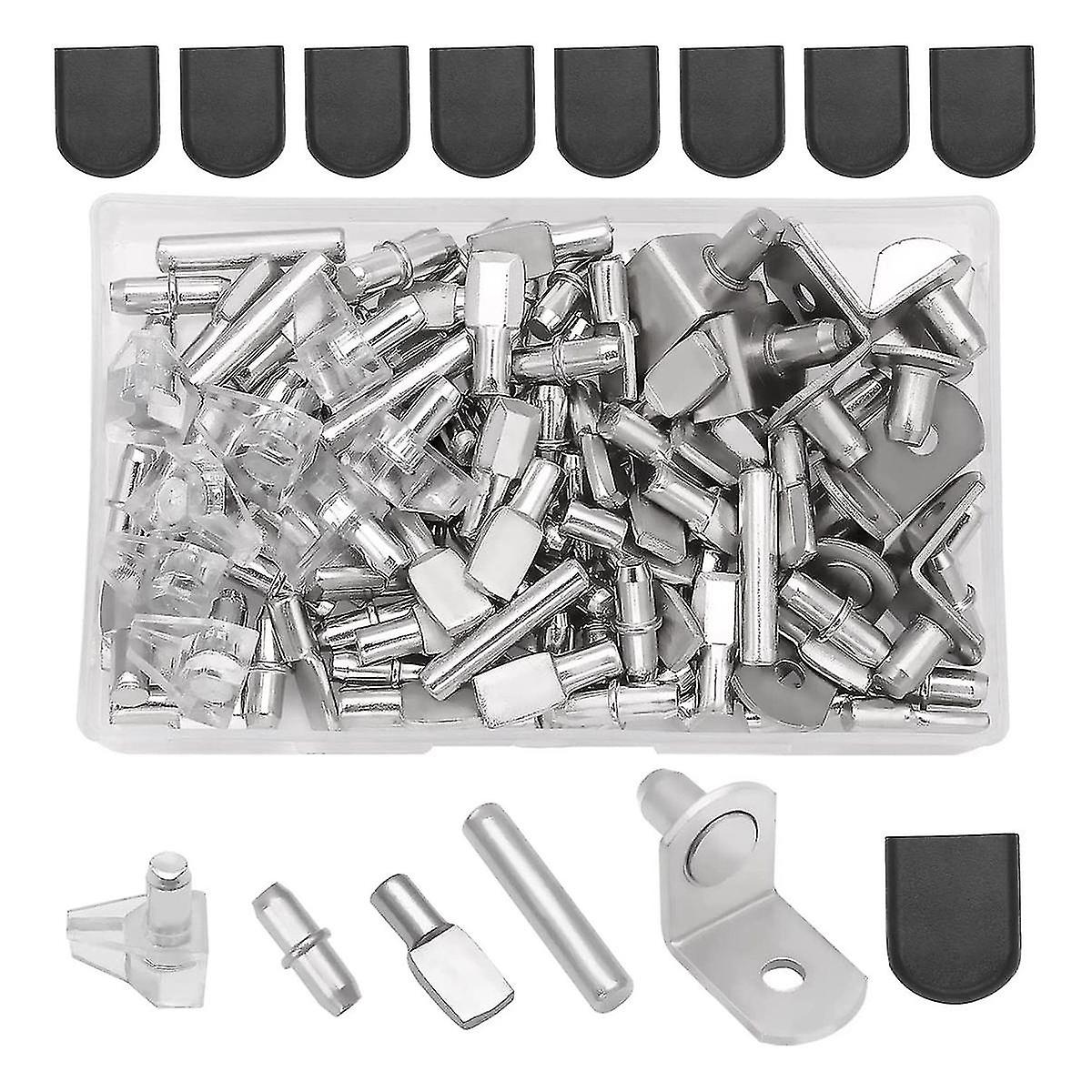 112 Pcs 5 S Shelf , Metal Shelf Pin, Suitable For Kit Cabinet, Case Pi