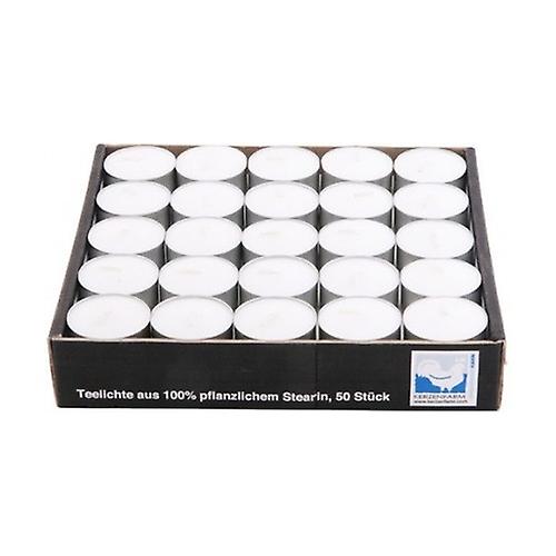 White tea candles for diffuser 50 units