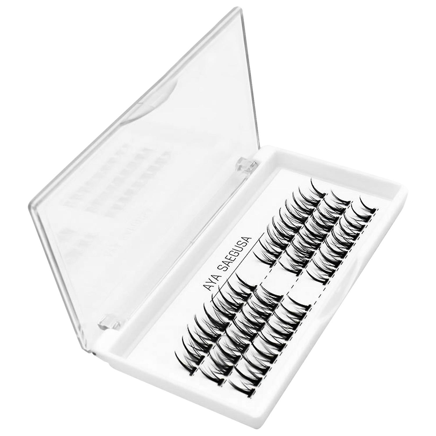 3 x 54 Clusters/Box False Eyelashes Natural Soft Fiber Little Devil Segmented False Fake Eyelashes f