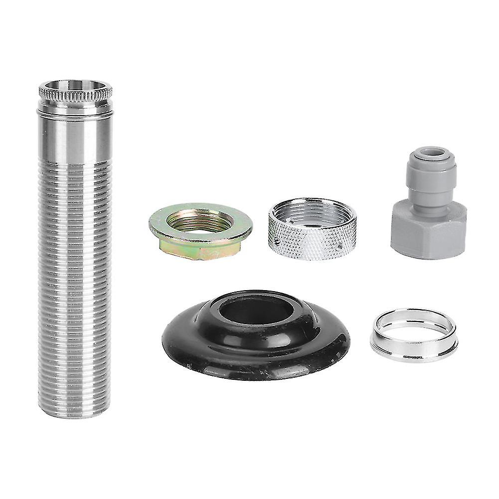 Stainless Steel Threaded Pipe with Quick Connector Beer Keg Faucet Connecting Pipe
