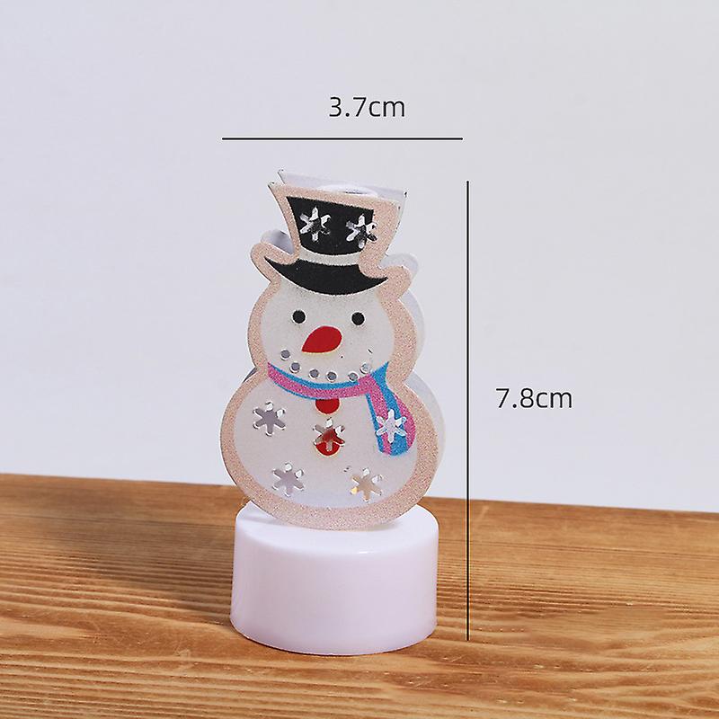 Christmas Electronic Candle Light Luminous Button Battery LED Lights New Year