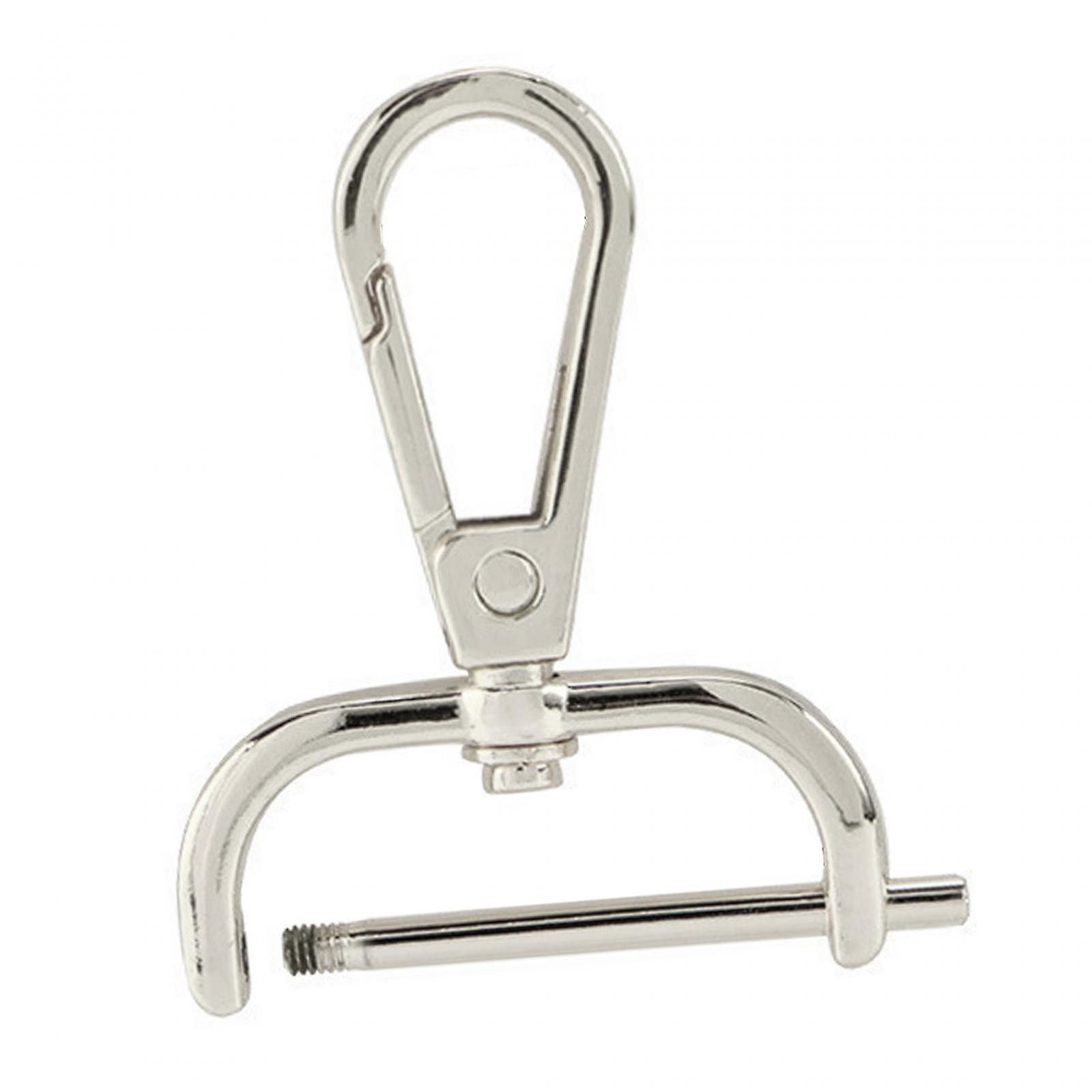 Swivel Snap Hooks Replacement DIY Crafts Trigger Clips Swivel Lobster Clasps 31mm Silver