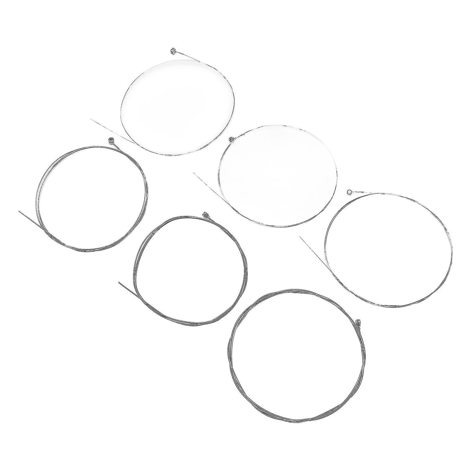 6Pcs Electric Guitar Strings 1‑6 String Replacement Nickel Steel Stringed Instrument Accessory