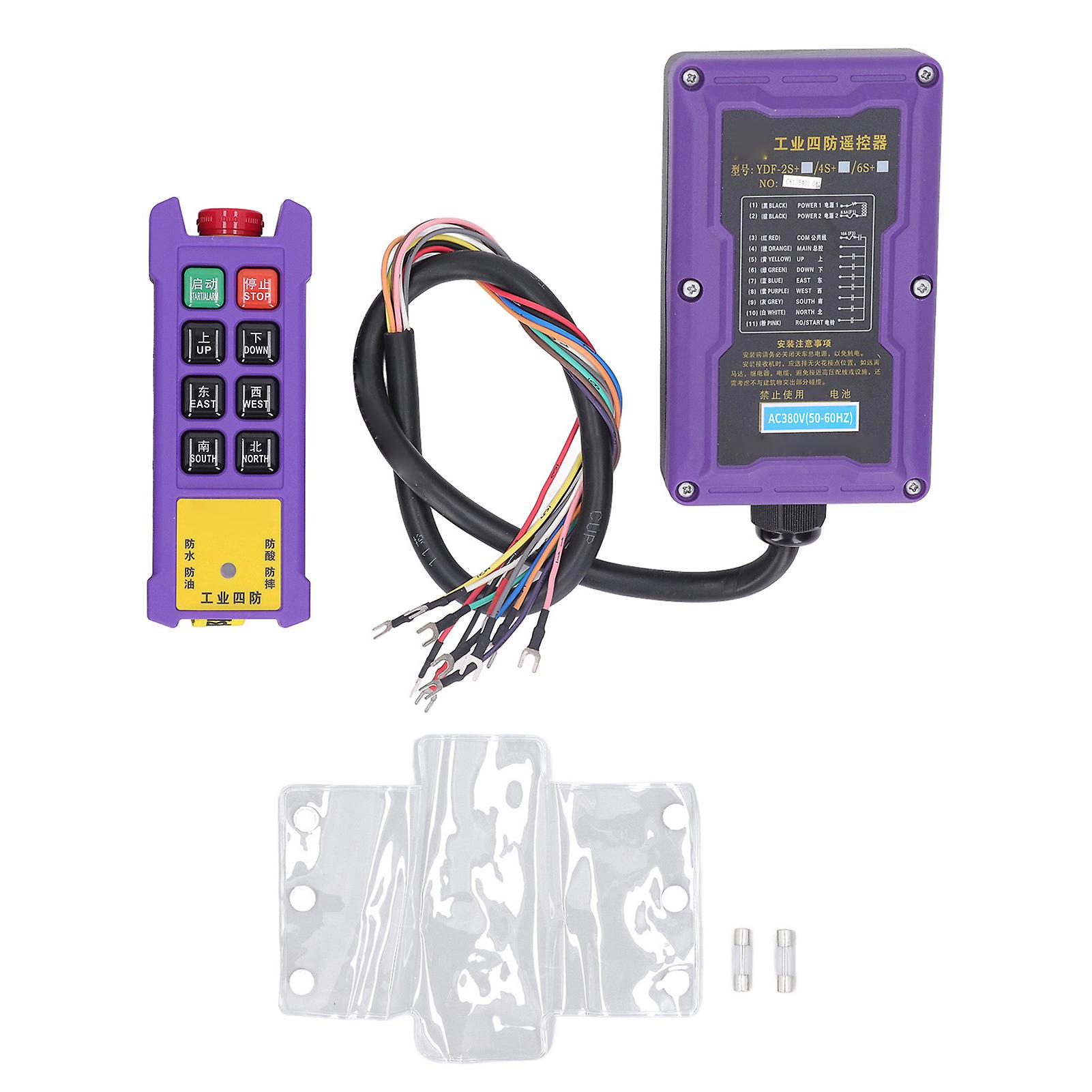 Crane Remote Control IP67 Waterproof 8 Buttons Hoist Controller for Generator Pumps
