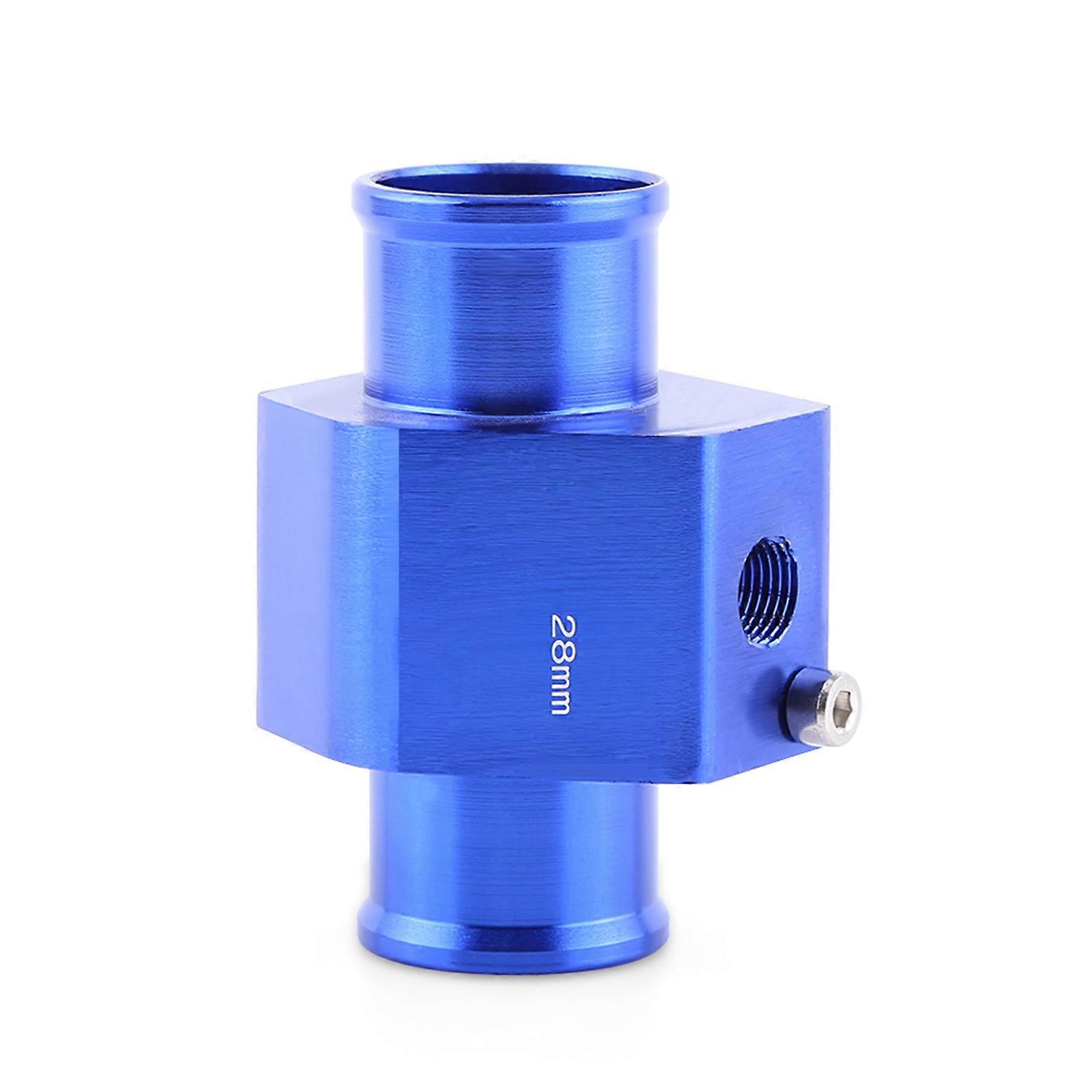 Universal Auto Wassertemperatur Sensor Adapter Blau 28mm