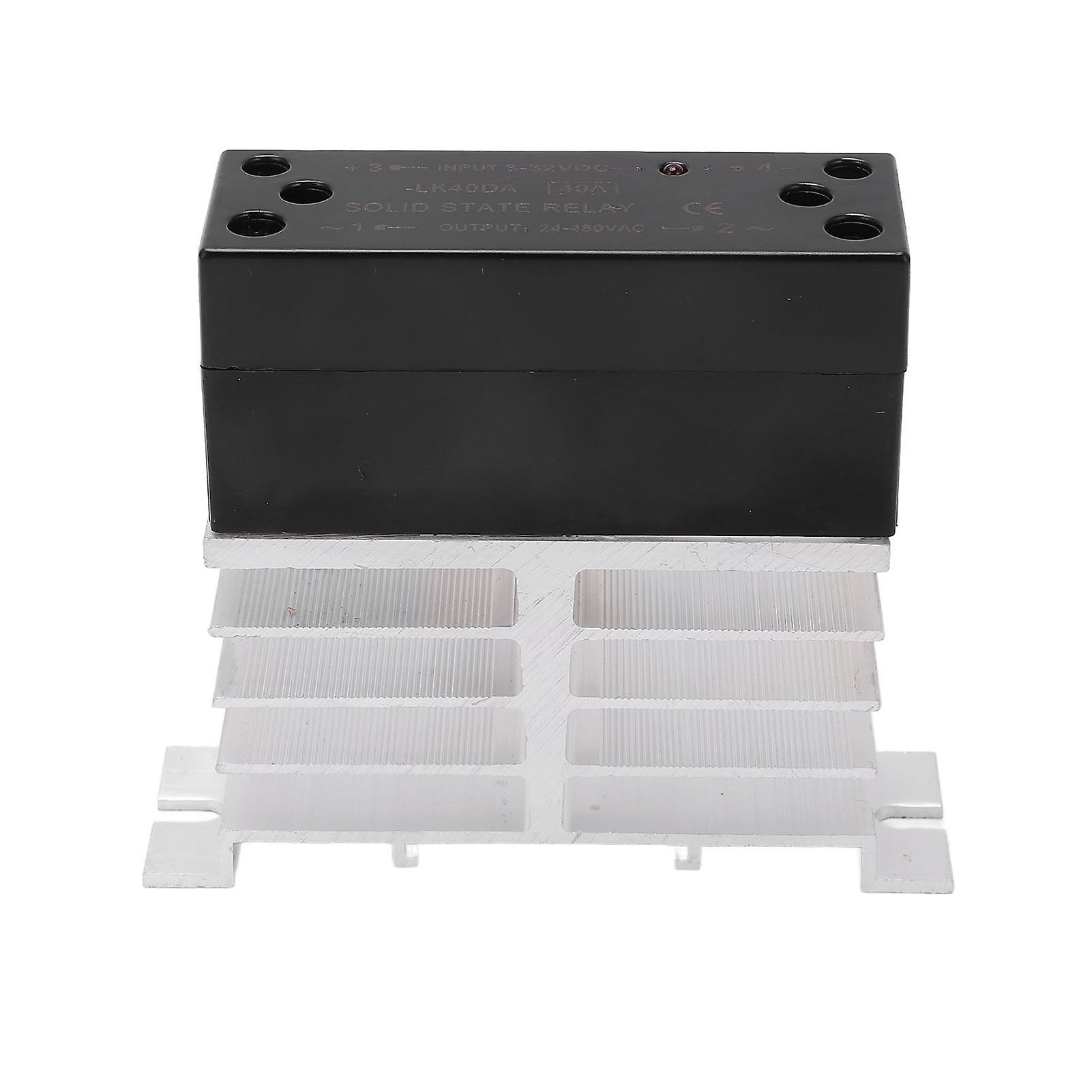 BERM Solid State Relay Flame Retardant Insulated Shell DC to AC Relay for Motor Control DC3‑32V
