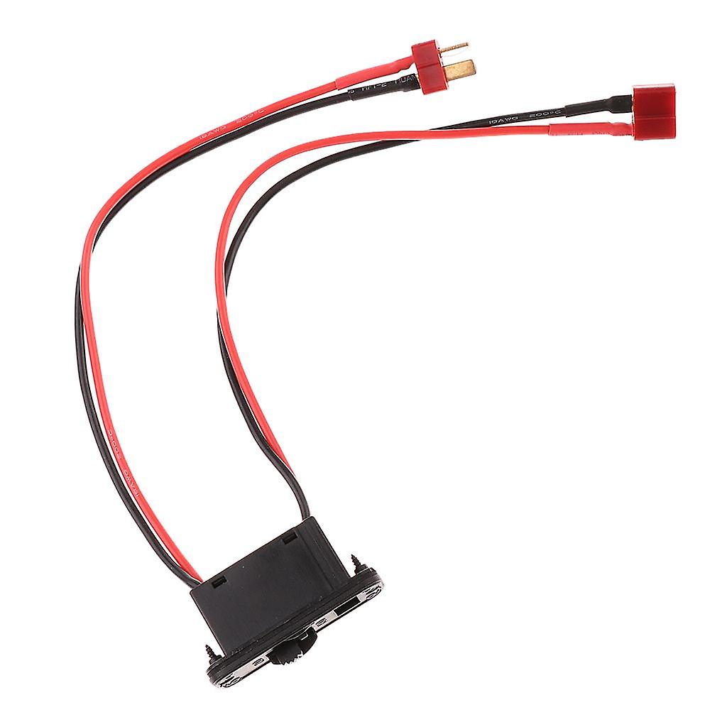 T Plug On Off Switch with 18AWG 400mm Extend Wire for RC Lipo Battery ESC