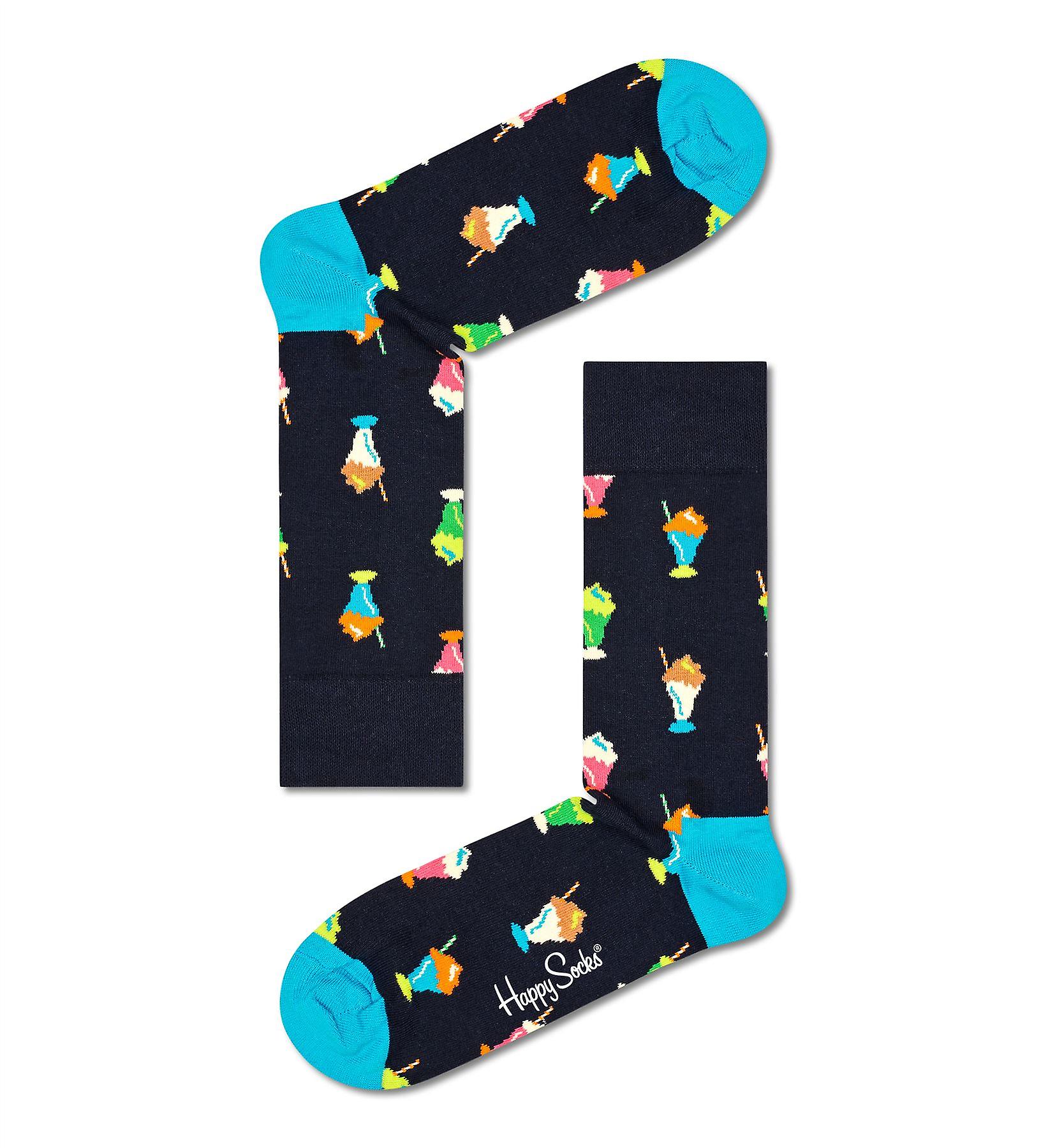 Happy Socks - Crew Socks (Size L) ~ Milkshake