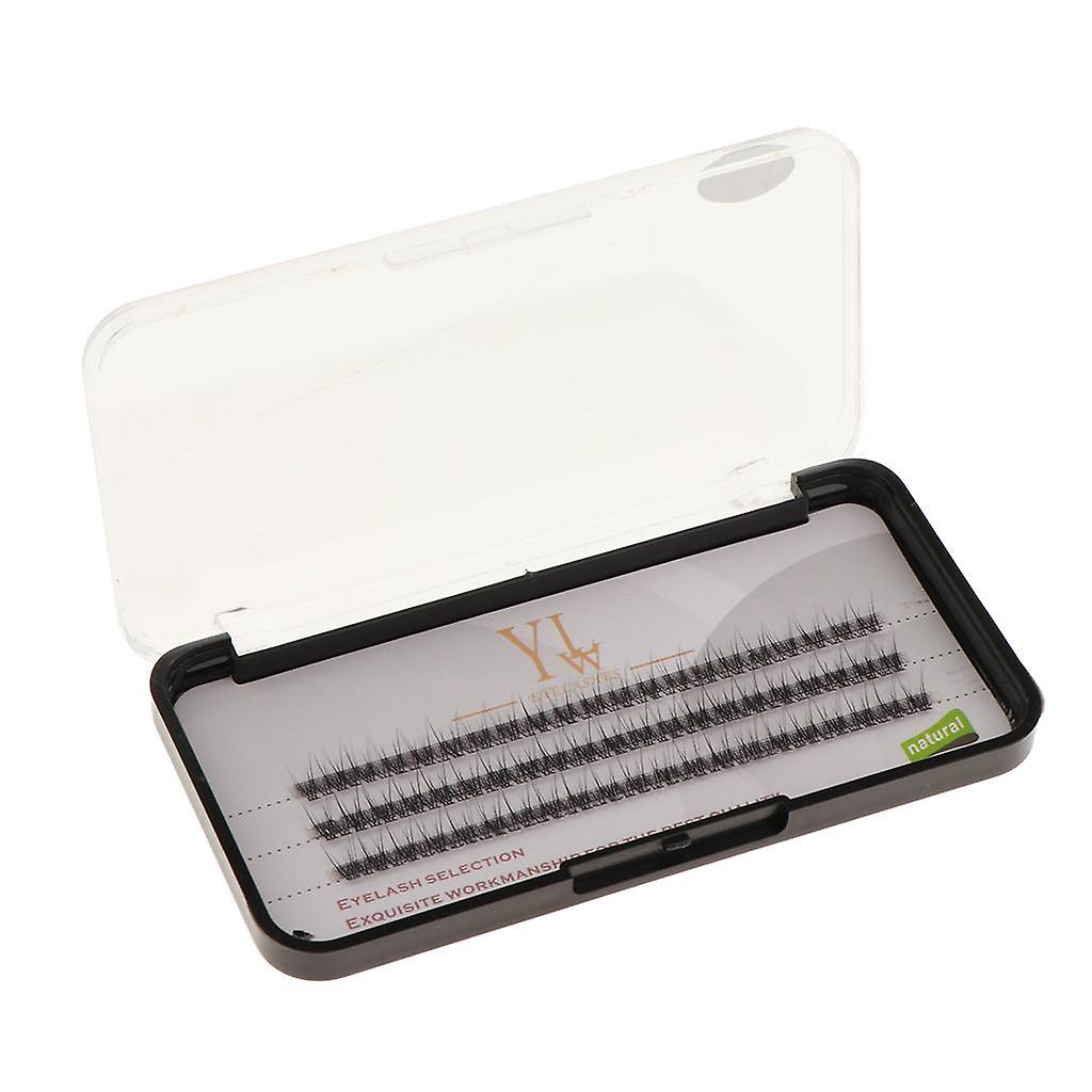 أسود طبيعي فرد كاذب رمش رموش تمديد ماكياج 8 مم