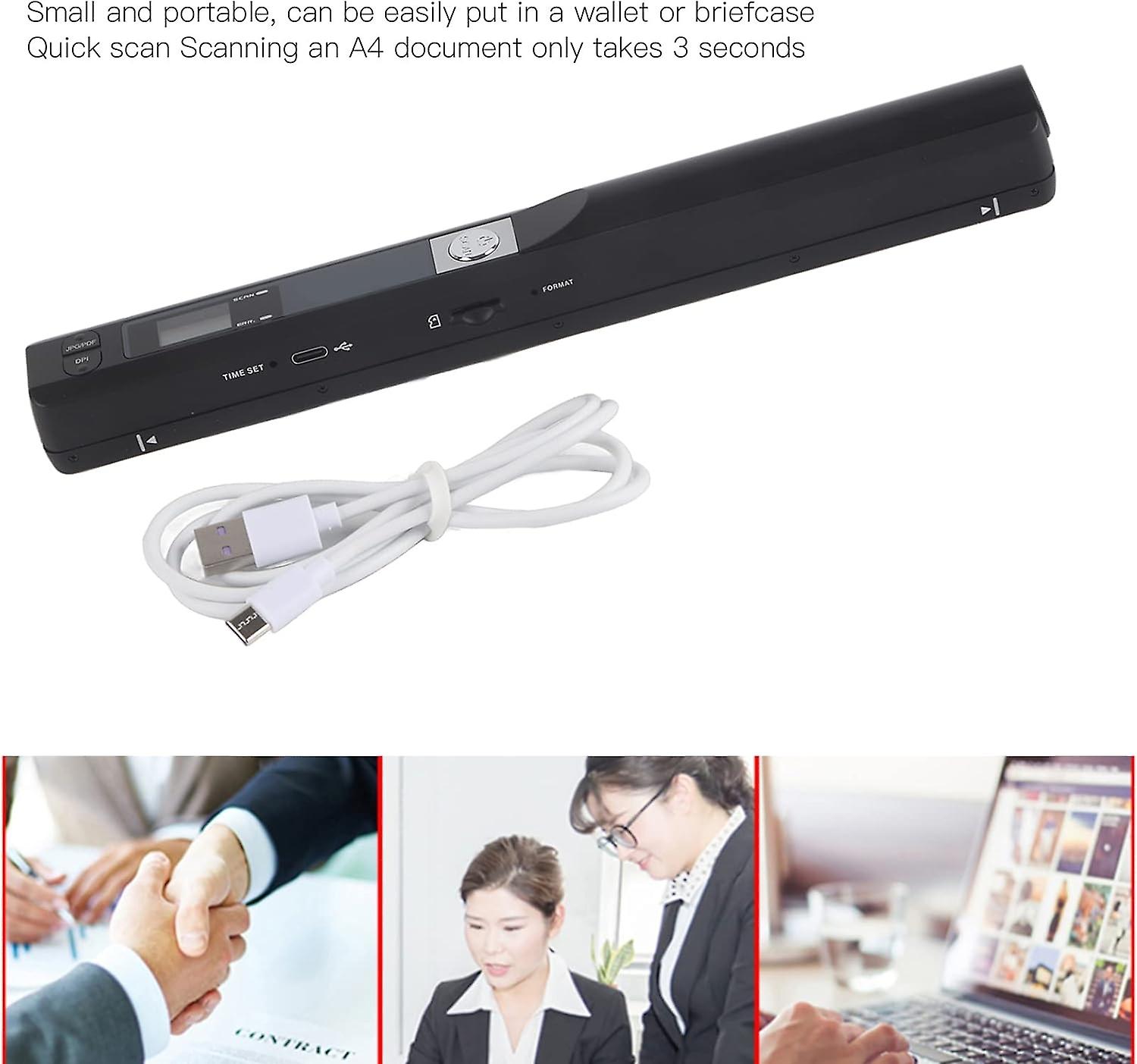 Portable Scanner, Mini Handheld Photo Scanner for A4 Documents Photo ...