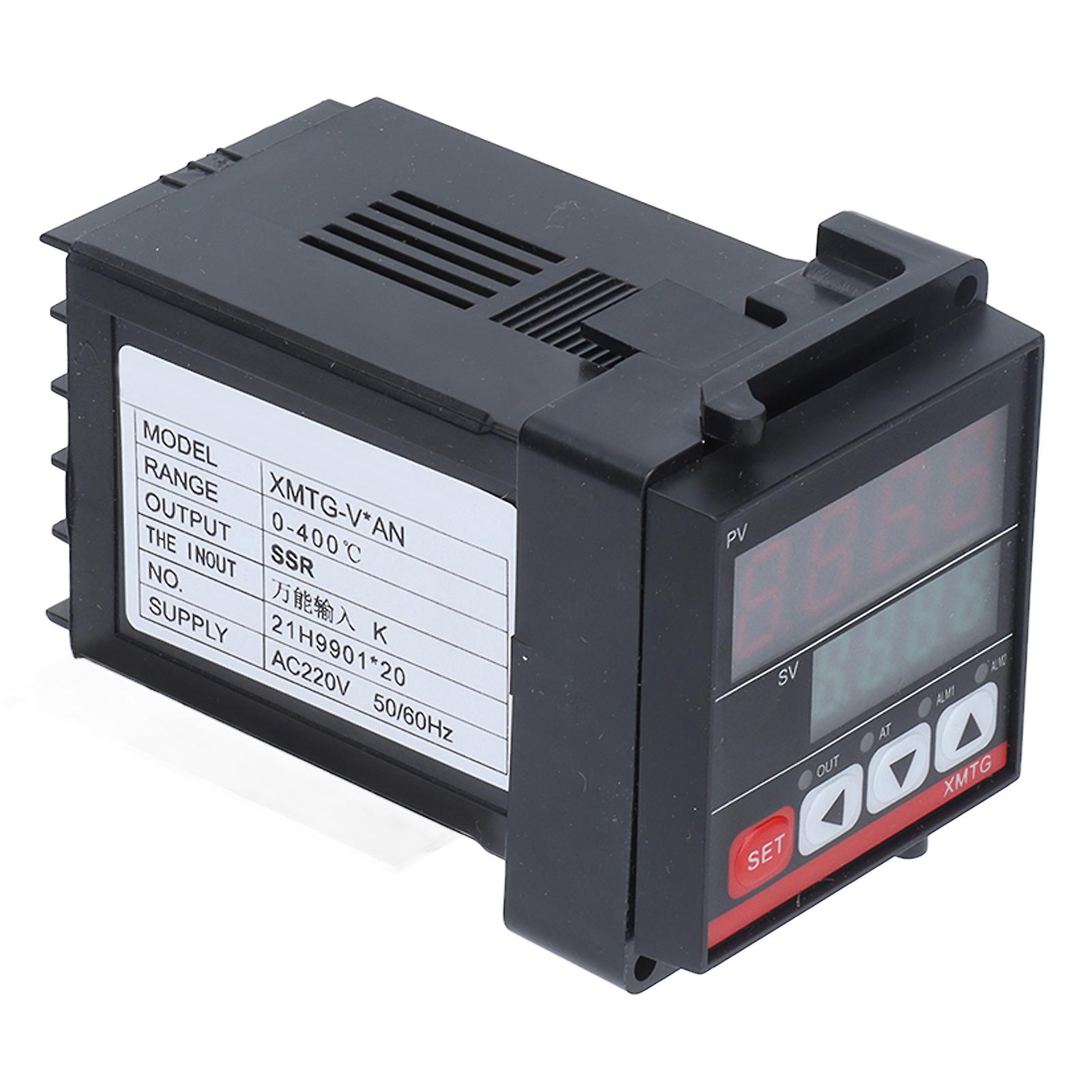 AC220V SSR Digital Adjustable Intelligent Thermostat Temperature Controller with Buckle Fixing
